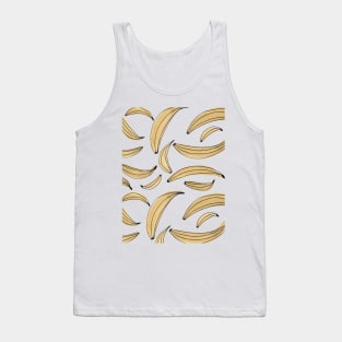 Watercolor bananas - beige Tank Top